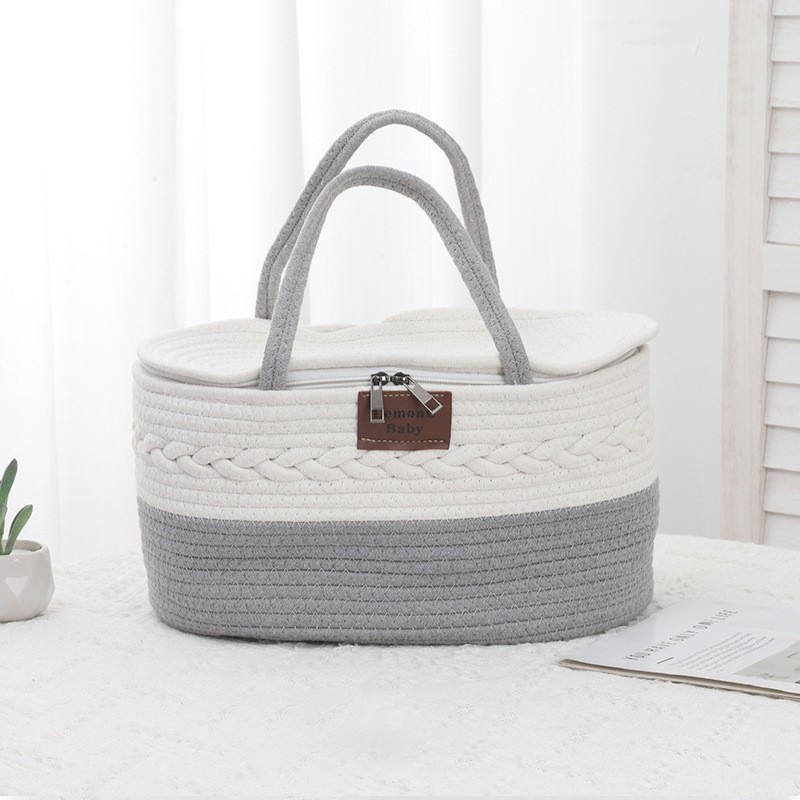 Cotton Rope Storage Basket With Lid suppliers